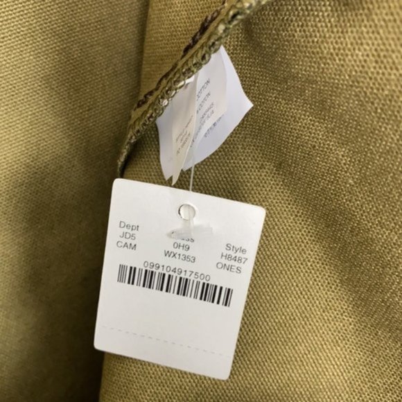 NWT J.Crew Reusable Everyday Tote Camo Camouflage Brown Green - Picture 4 of 4